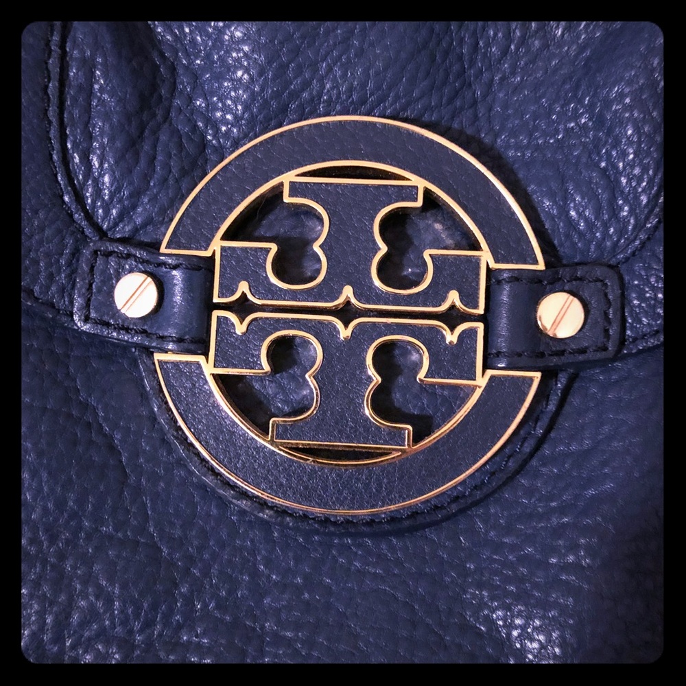 Tory Burch “Amanda” hobo bag, Navy blue